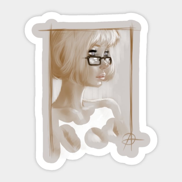 Geek Chic Sticker by artofant